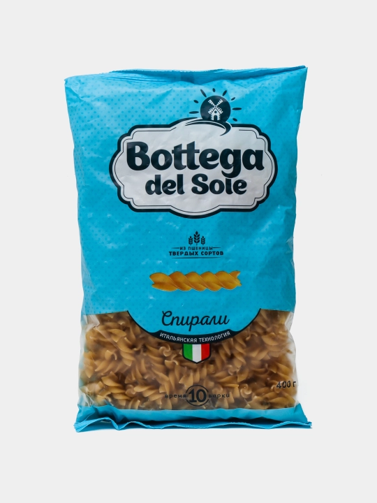 Макаронные изделия Bottega del Sole, спирали, 400 г - 