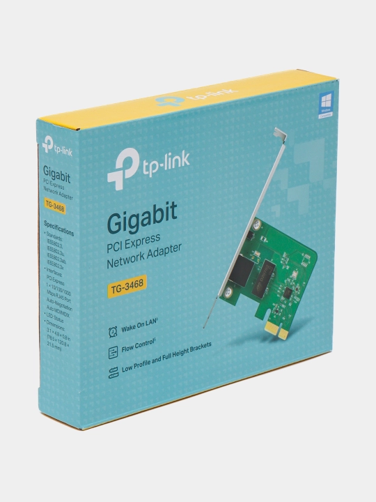 Сетевая карта 1Гбит TP-Link TG-3468 PCIE сетевая карта, Ethernet-карта для ПК - 