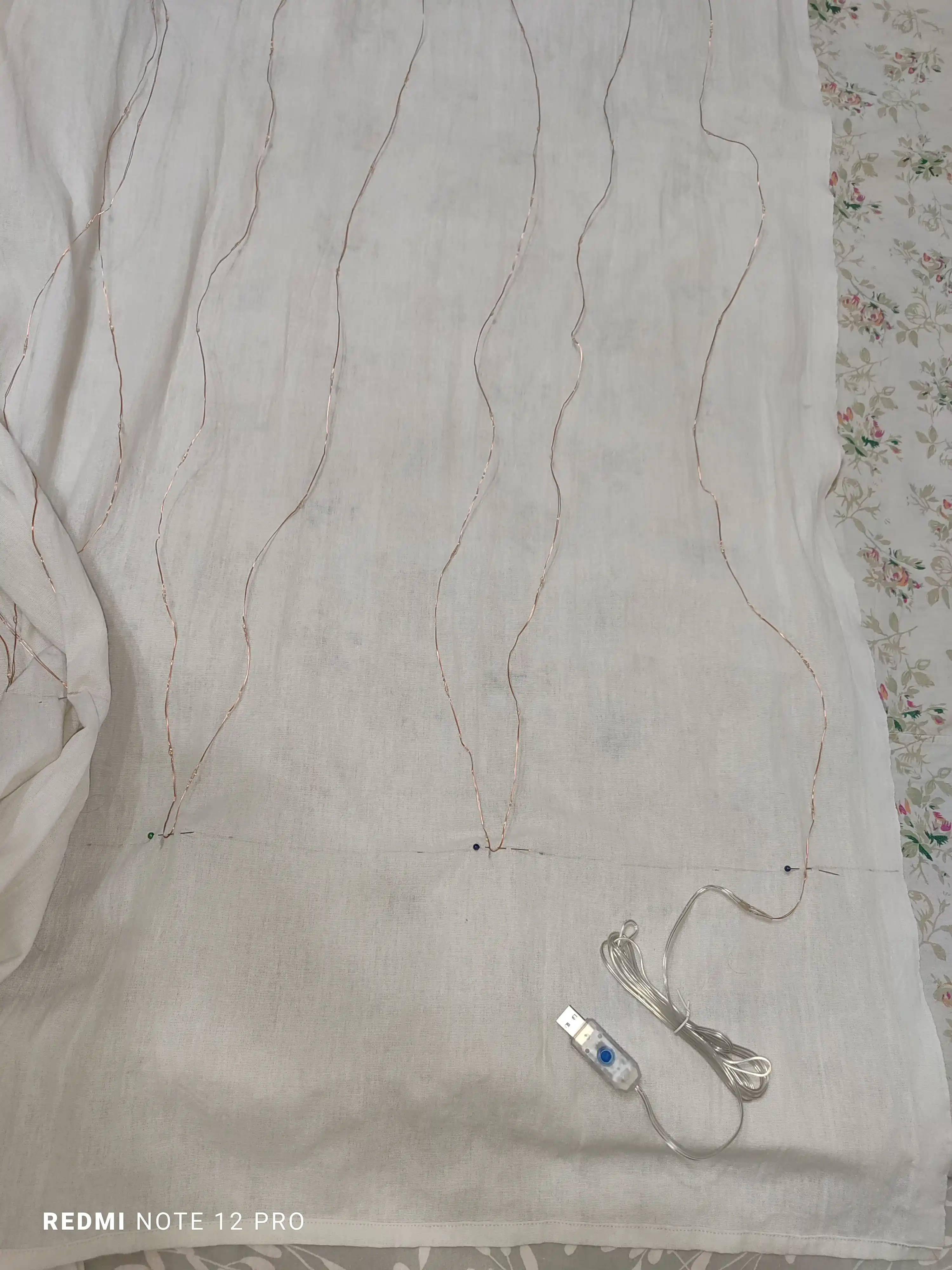 Yangi yil gulchambar ipi "Shudring", USB quvvat, 5, 10 va 20 metr