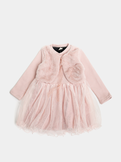 Qiz uchun nafis GENTLE PINK issiq ko'ylak - 