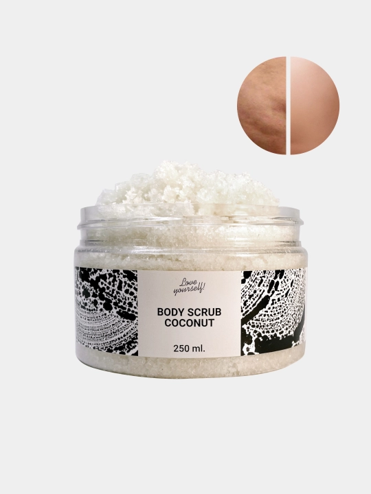 Антицеллюлитный скраб для тела KamiLove Coconut, 250 г - 