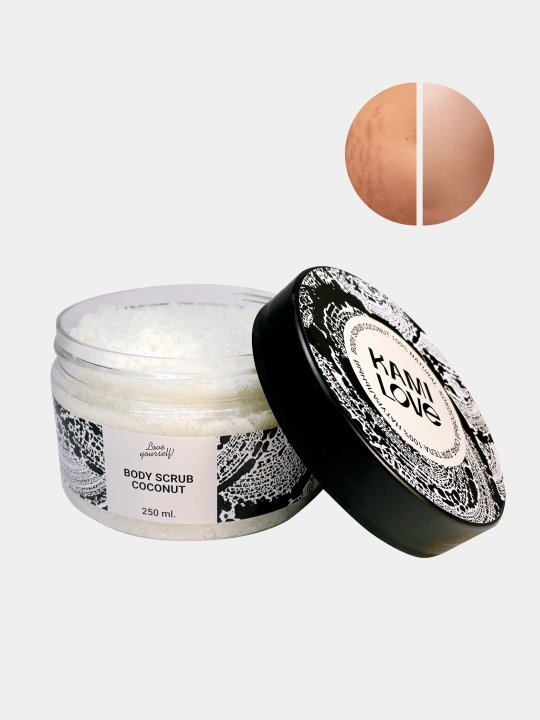 Антицеллюлитный скраб для тела KamiLove Coconut, 250 г