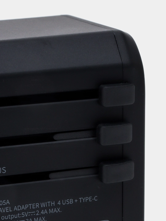 Переходник для всех розеток, для путешествий, 3xUSB и 2xType-C, PD, US, EU, UK