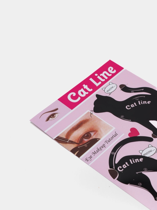 Трафареты для макияжа "Кошки" Cat Line, для четких стрелок и подводки глаз