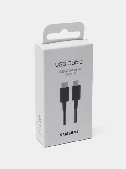 Кабель Samsung USB Type-C  USB Type-C, 3 A, до 100 Вт, 1.8 м