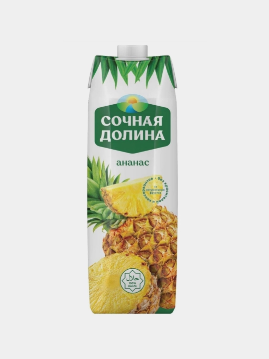 Sok Sochnaya Dolina Ananas, 1 litr - 