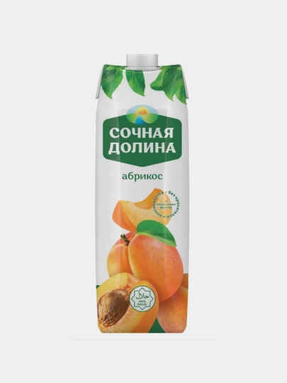 Сок Сочная долина абрикос, 1 л — НЕКТАР-АБРИКОС