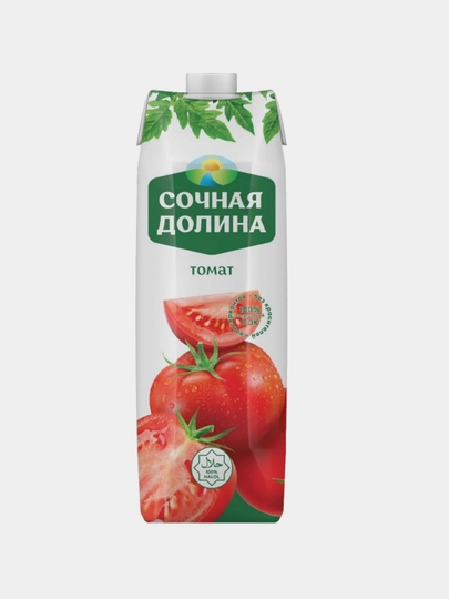 Сок Сочная Долина Томат, 1 л — НЕКТАР-ТОМАНЫ
