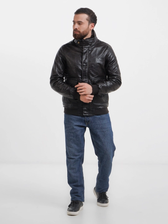Charm kurta erkaklar uchun, charmdan, aviator Carrera Classic, erkaklar bomber modeli