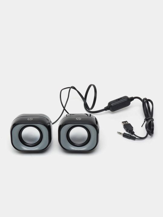 HP DHS-2111 колонки с питанием от USB, для ПК, ноутбука, мобильного телефона - 