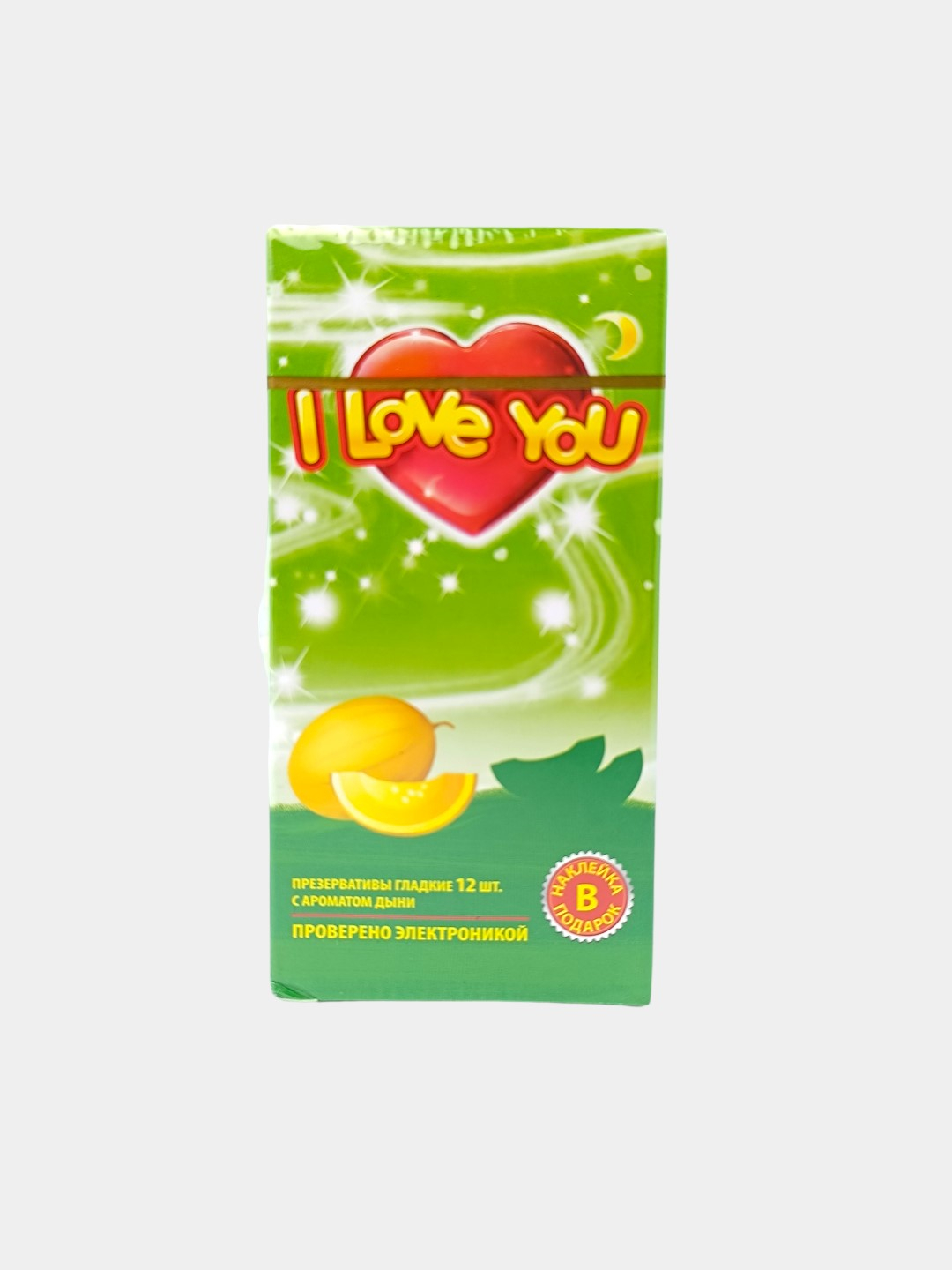 Презервативы I Love You с фруктовым ароматом банана, шоколада ...