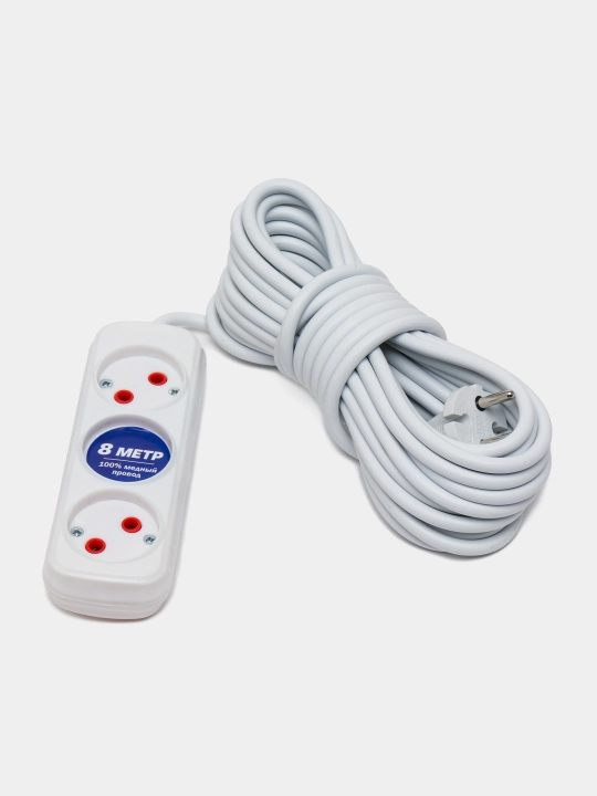 Удлинитель электрический Vodiy, 3 м, 5 м, 8 м