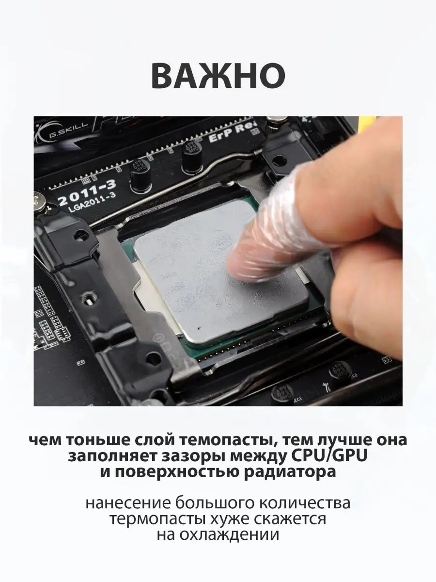 Термопаста GD900 для видеокарт и процессоров, 7 г, 15 г, 30 г, 4.8w купить  по низким ценам в интернет-магазине Uzum (993687)