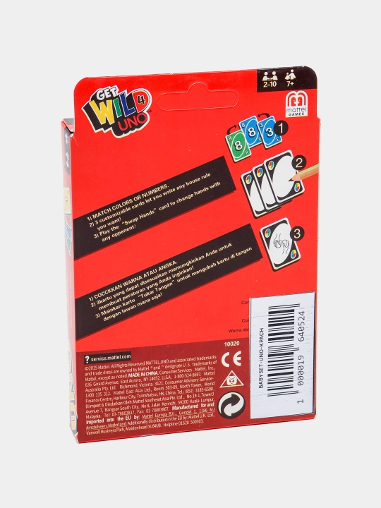 Карточная настольная игра Uno, Uno Anime, Uno Flip, Uno Wild, Uno Minecraft
