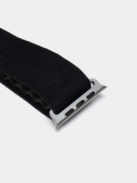 Ремешок нейлоновый для Apple Watch 3,4,5,6,7,8,9,10,11,SE и Ultra, размер 42-44-45-49 мм