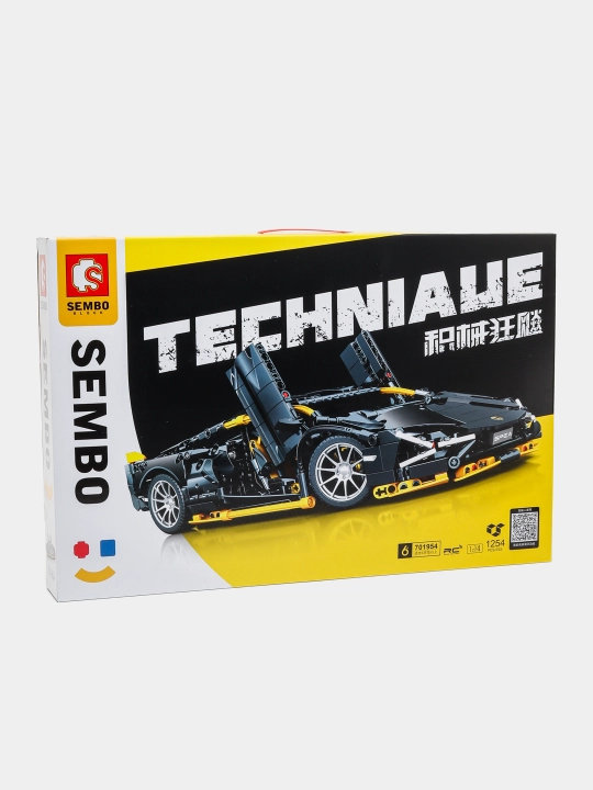 Конструкторский набор Techniaue 1:14 Lamborghini Black - 