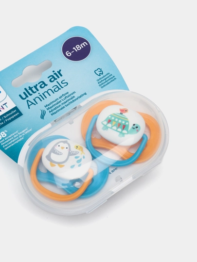 Пустышка Philips Avent Ultra Air для мальчиков, 6–18 месяцев, 2 штуки