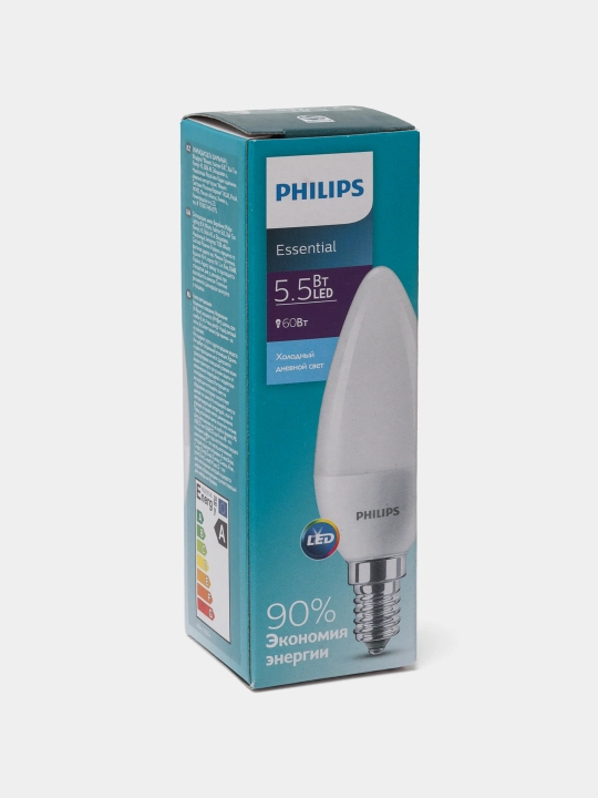 Лампа светодиодная Essled Candle 5.5-60W E14 865 B35NDFR RCA
