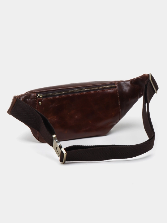 Erkaklar uchun Crossbody sumkasi haqiqiy charmdan