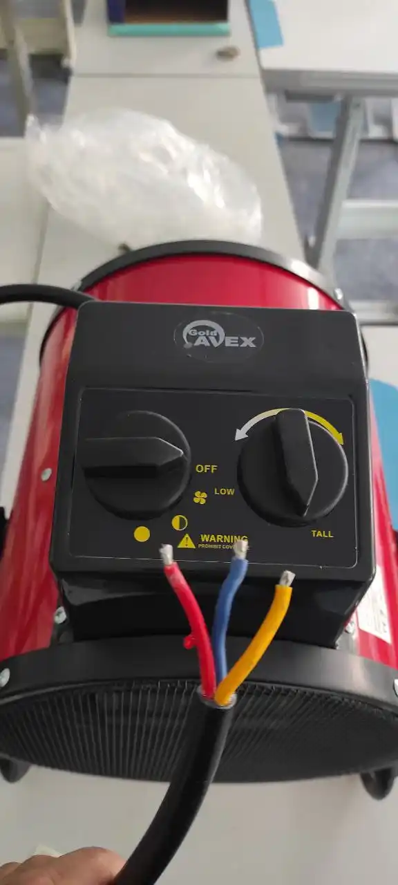 Elektr issiqlik pushkasi, 5000W, 3000W, 2000W, isitgich