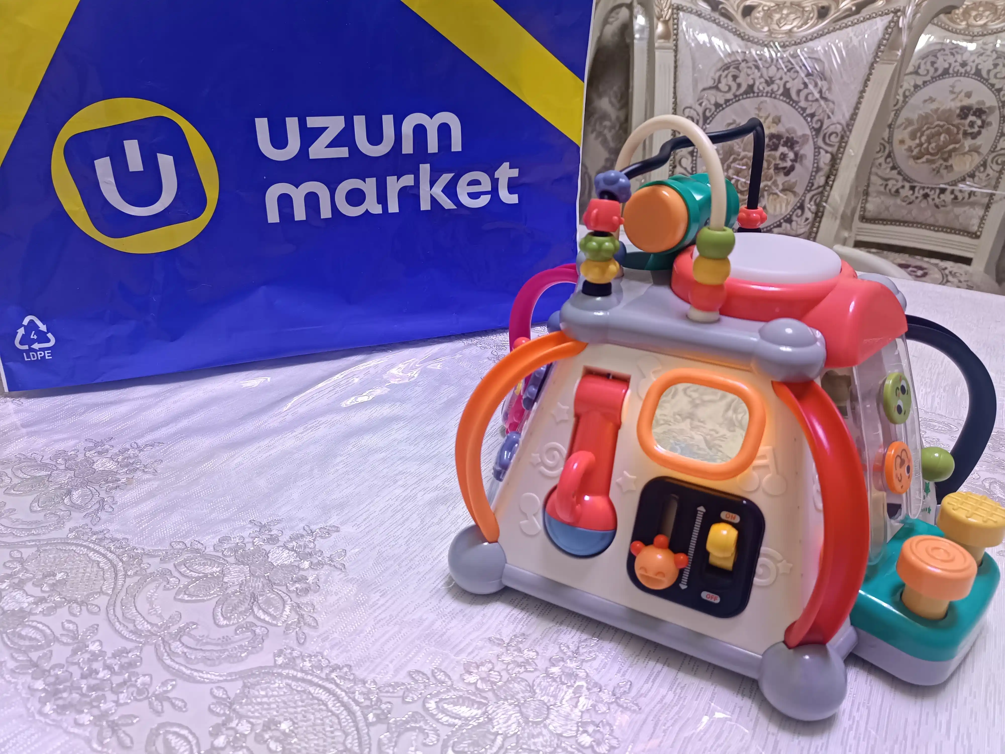 Интерактивная игрушка пирамида, игровой центр