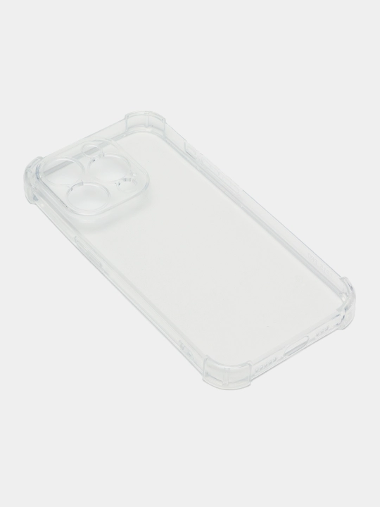 Прозрачный чехол для телефона iPhone 11, 12,13,14, 14 Pro, 15 Pro, 15 Pro Max, силиконовый