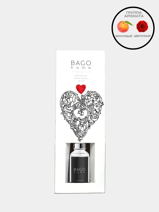 Tabiiy xushbo'y diffuzor BAGO home Love only, 30 ml