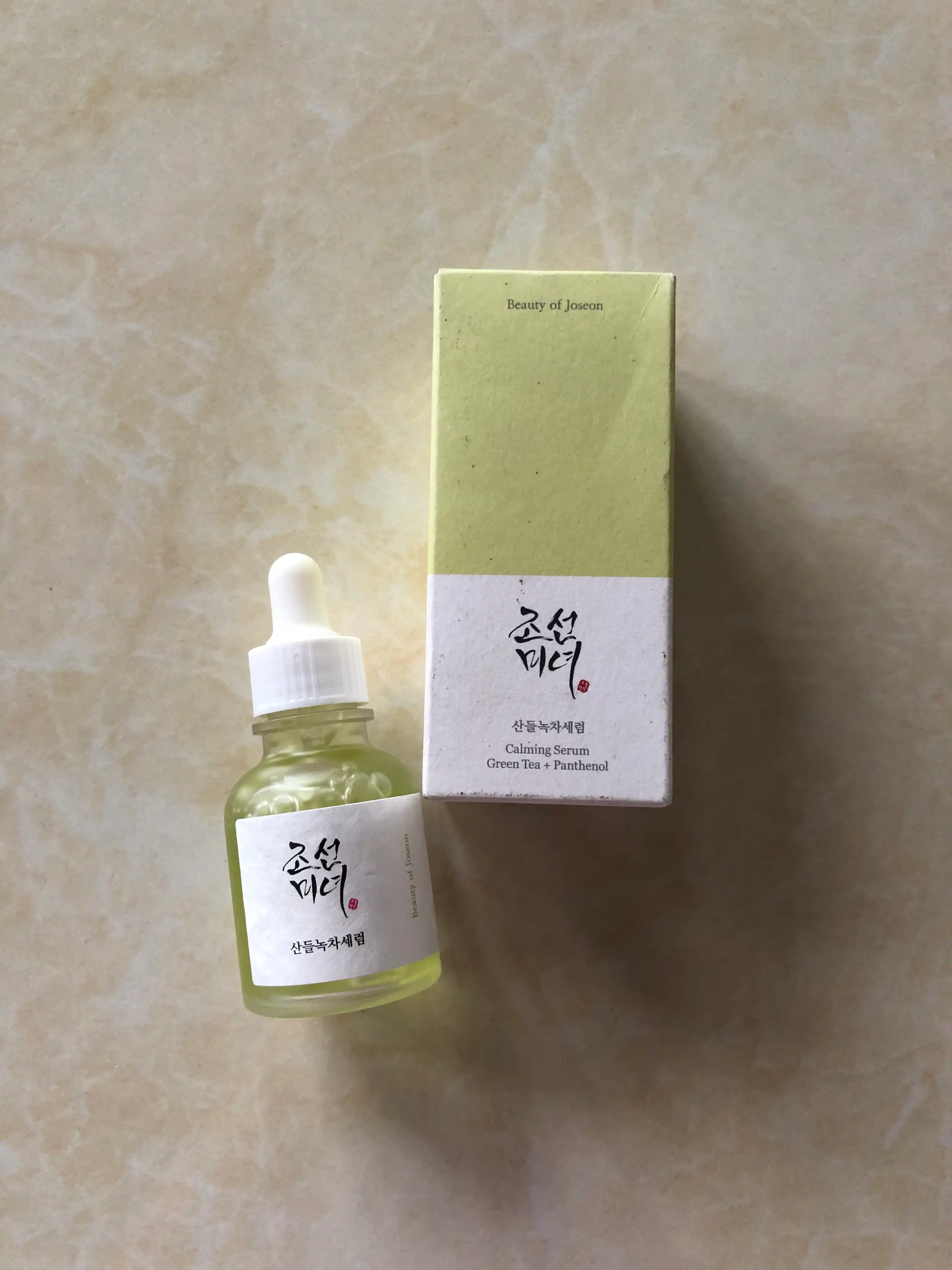 Yashil choy bilan tinchlantiruvchi ampula BeautyofJoseon Calming Serum: Green Tea+Panthenol, 30 ml
