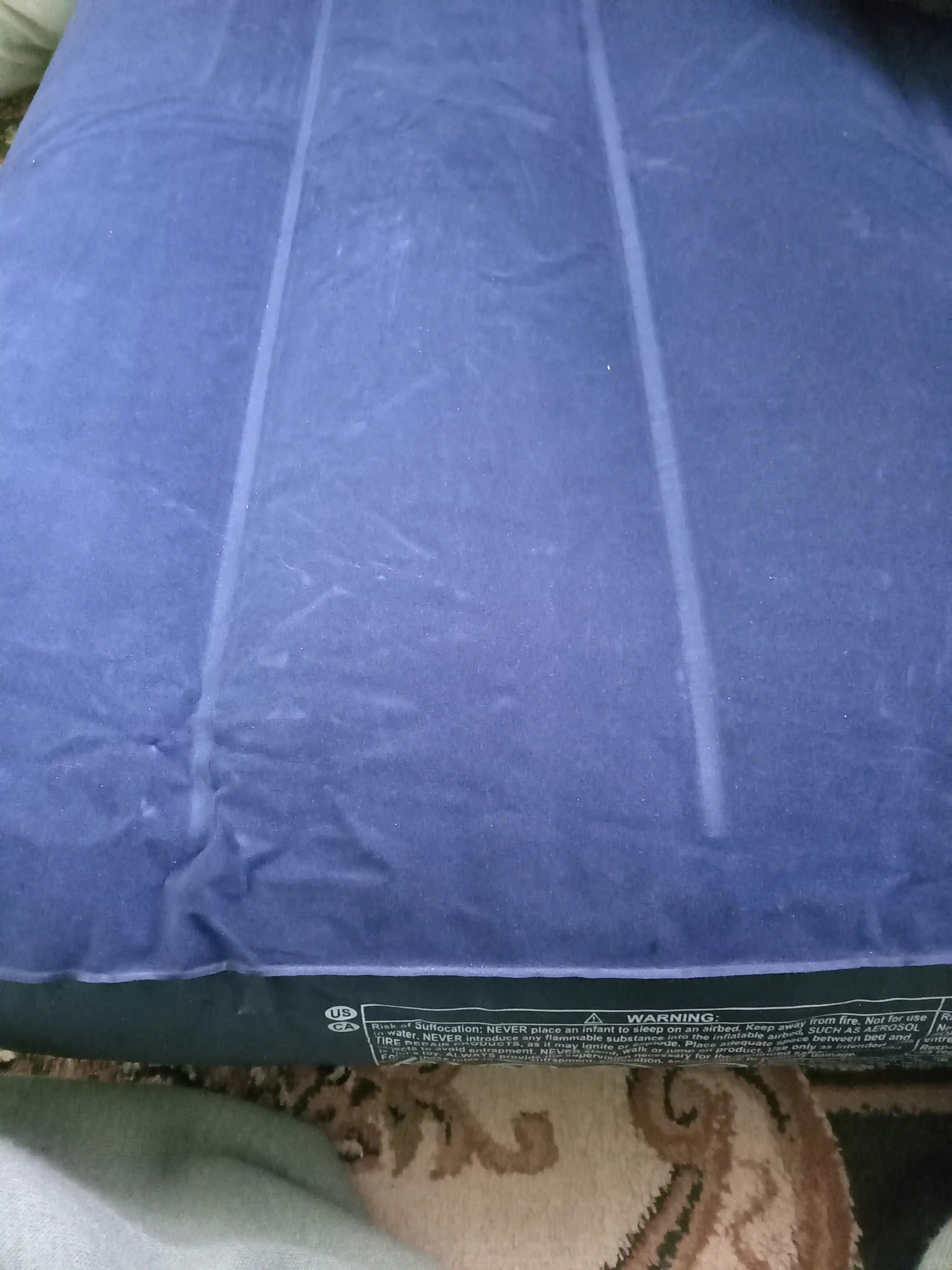Puflanadigan matras ikki kishilik, nasos va yostiqlar bilan Intex 64765, 203 * 152 * 25 sm