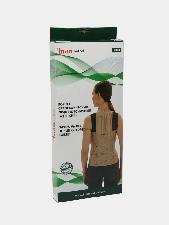 Korset ortopedik gavda va bel uchun, universal S-2XL inanmedical K - 808