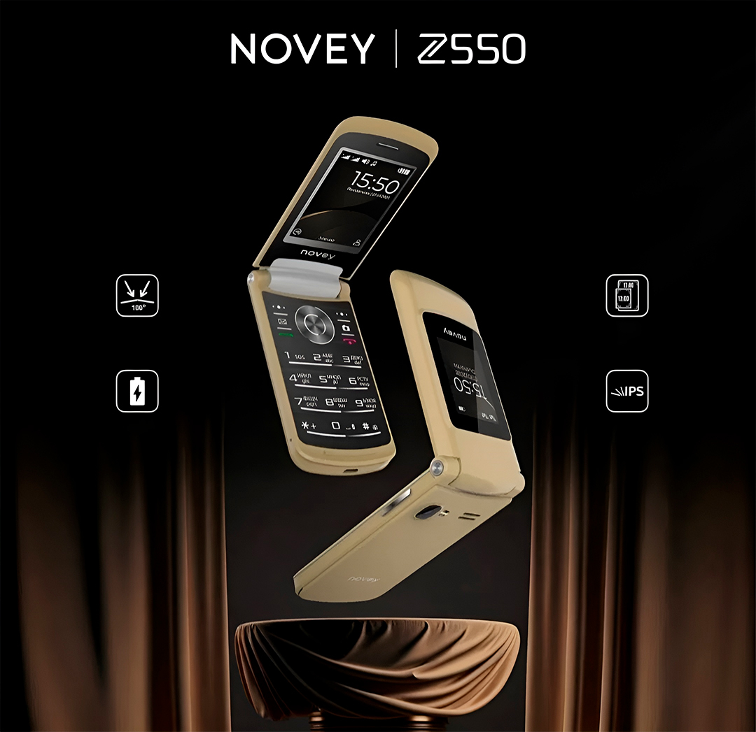 Кнопочный Телефон Novey Z550 купить по низким ценам в интернет-магазине  Uzum (853632)