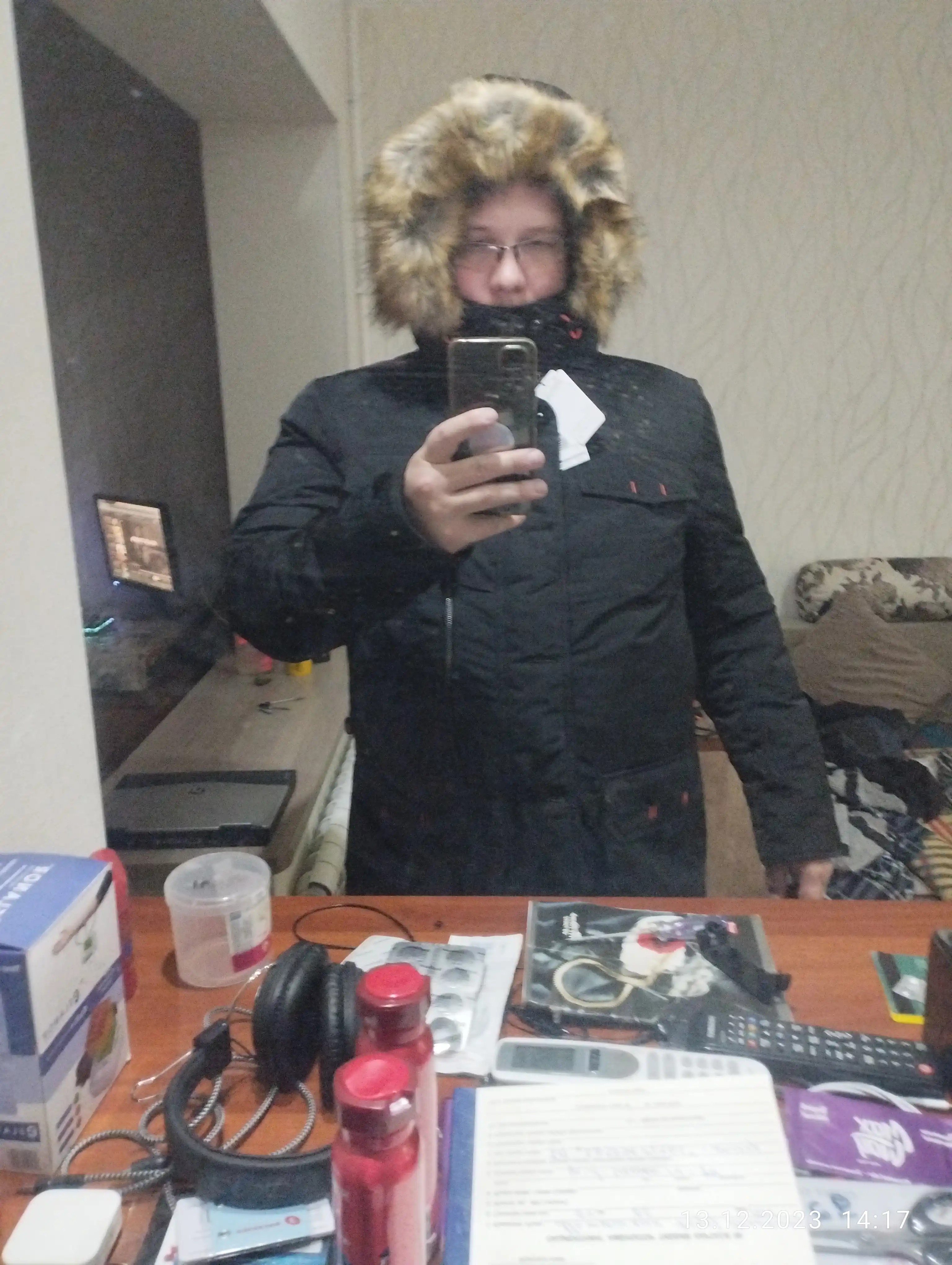 Erkaklar uchun qishki kurtka, Alaska Navahoo, -20°С gacha