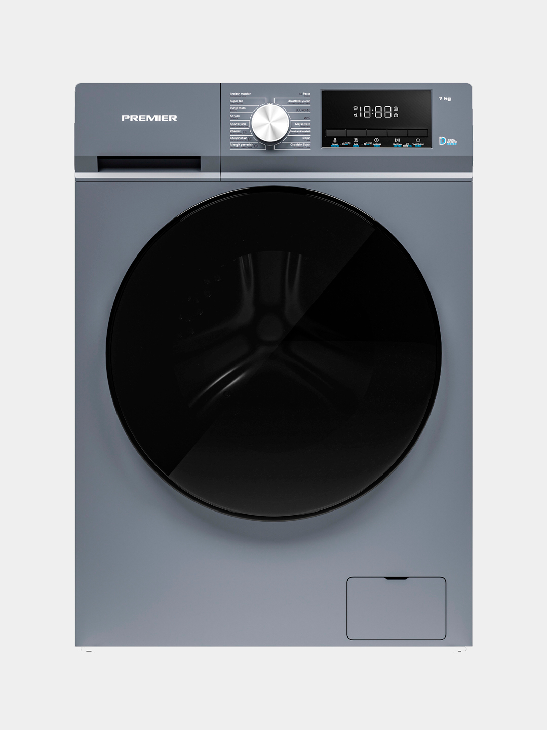 Стиральная машина Premier PRM-70TC-06SF123064D, 7 кг, Invertor, cтирка ...