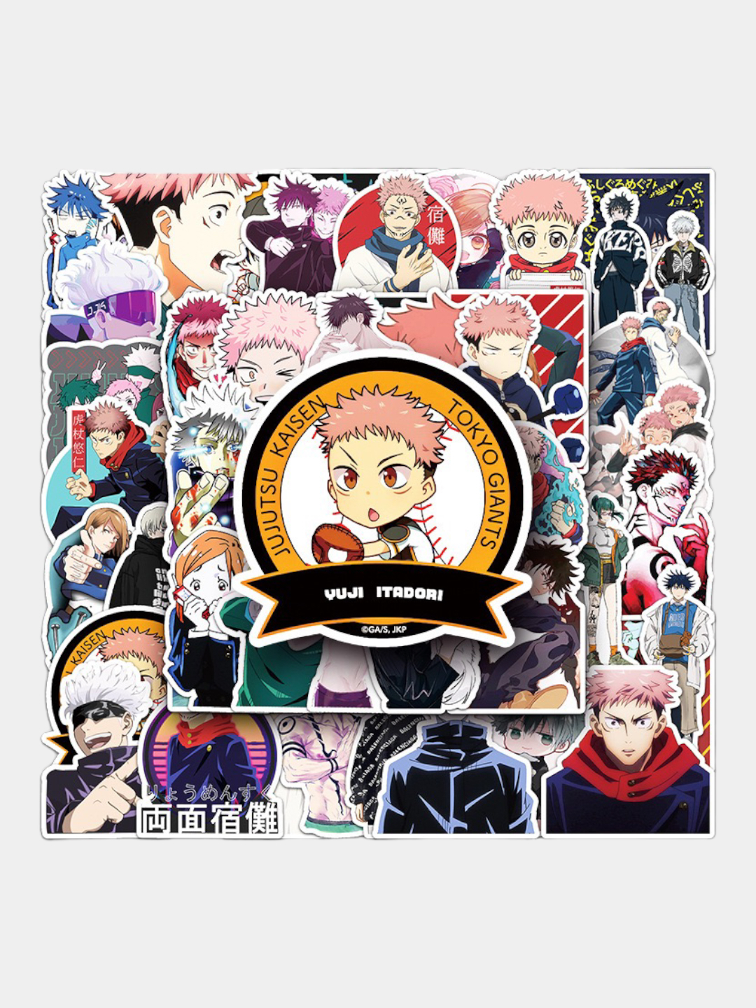 Набор стикеров "Магическая битва", наклейки аниме, 50 шт купить по ...