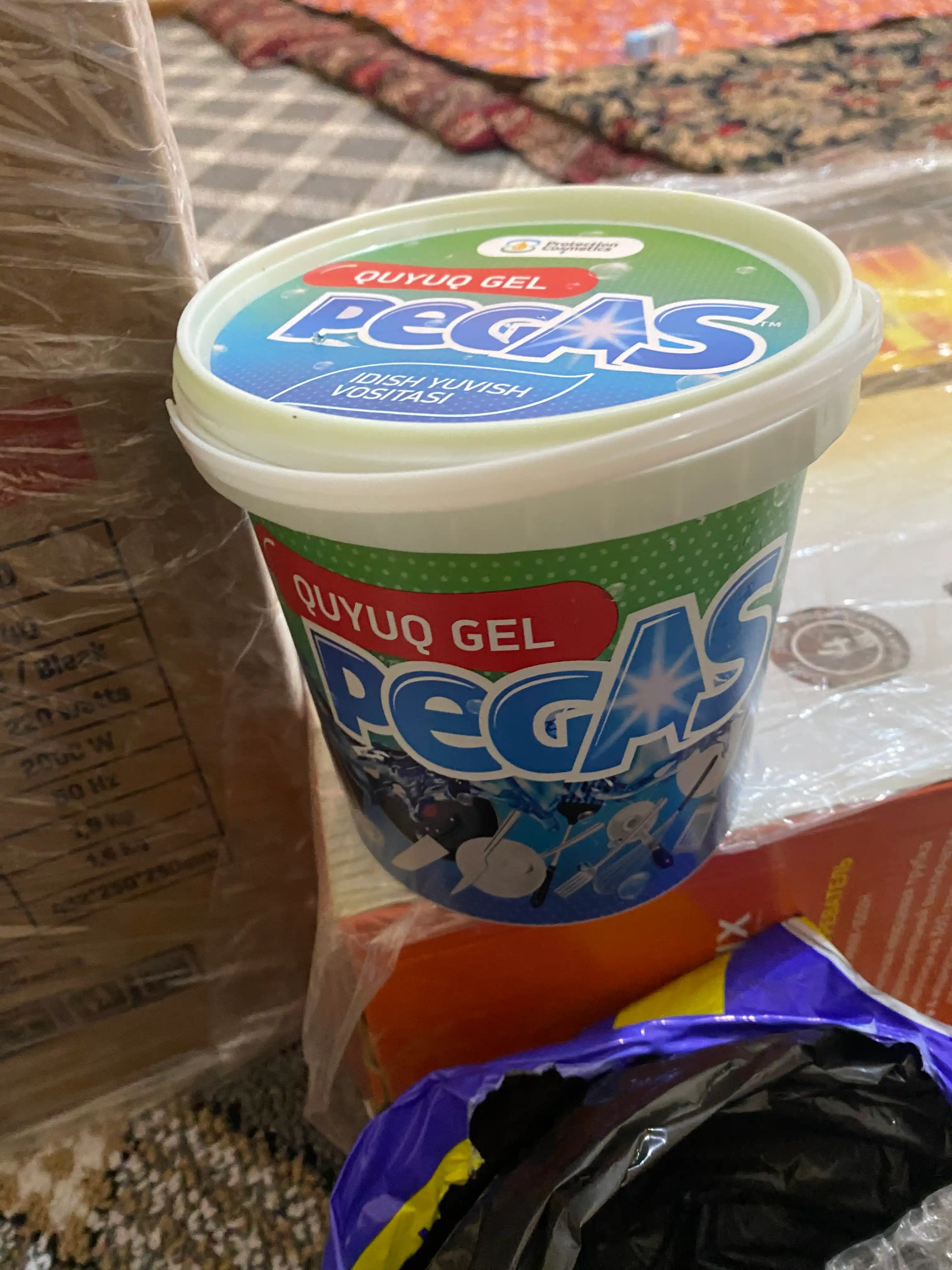 Гель для мытья посуды Pegas, 1 кг