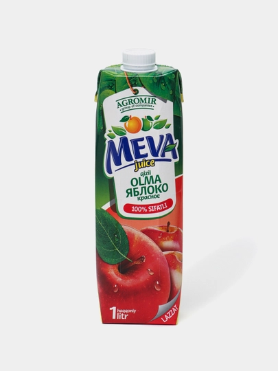 Сок Meva Красное яблоко, 1 л — MUSTARD-P01B239