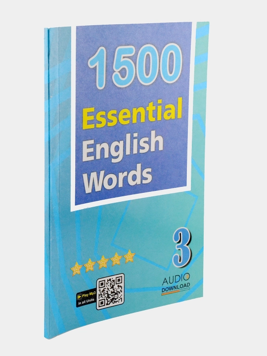 1500 Essential English Words — книга 1, 2, 3 или 4 с узбекскими переводами