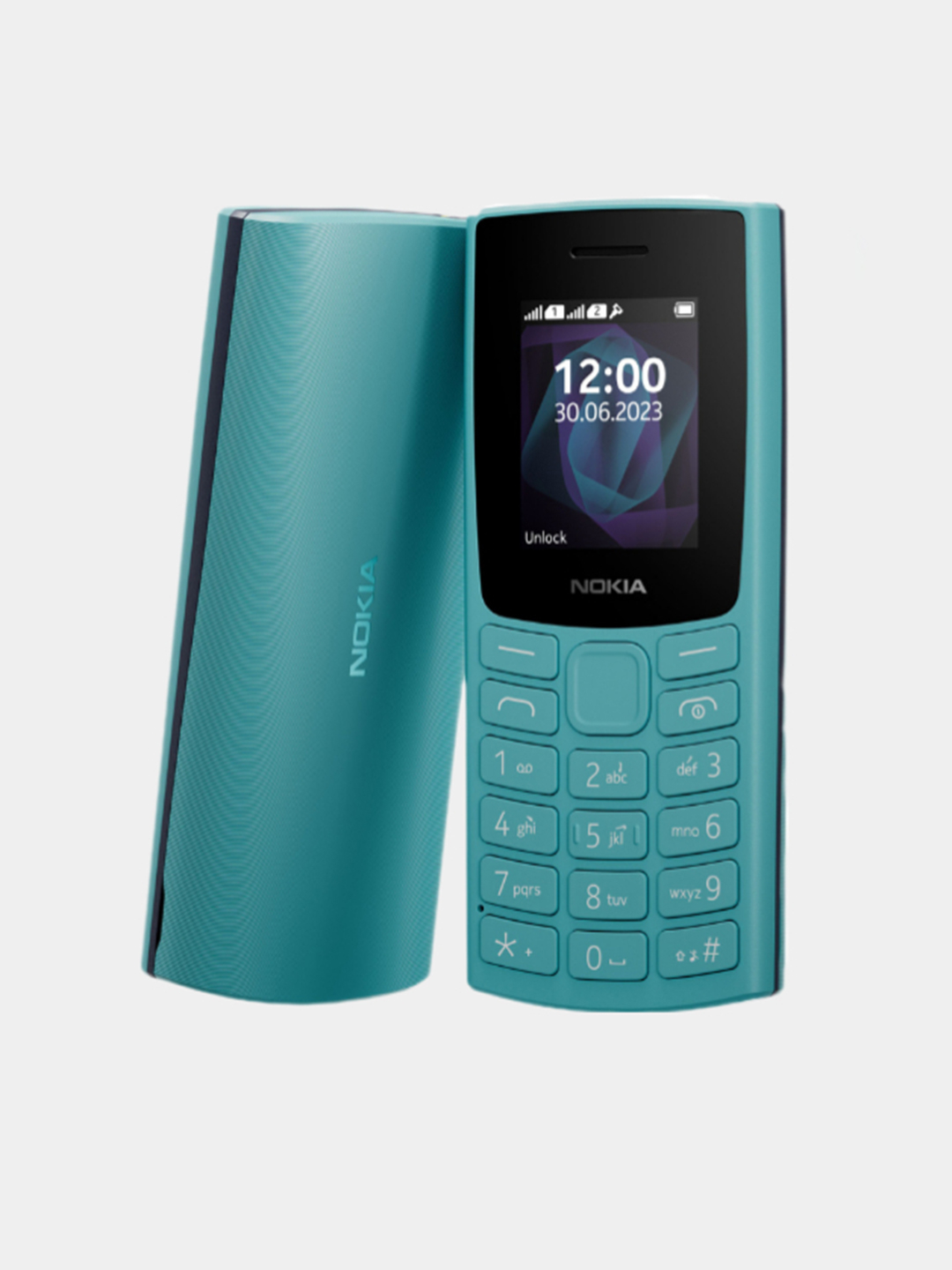 Кнопочный телефон Nokia 105 DS 2023 TA-1557, голубой, гарантия 1 год!  купить по низким ценам в интернет-магазине Uzum (854132)