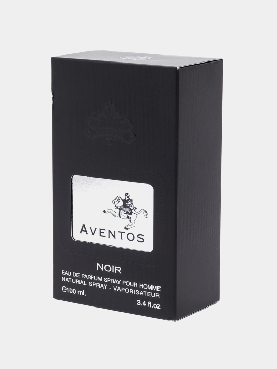 Erkaklar uchun parfyumlangan suv Aventos Noir By Fragrance World, 100 ml