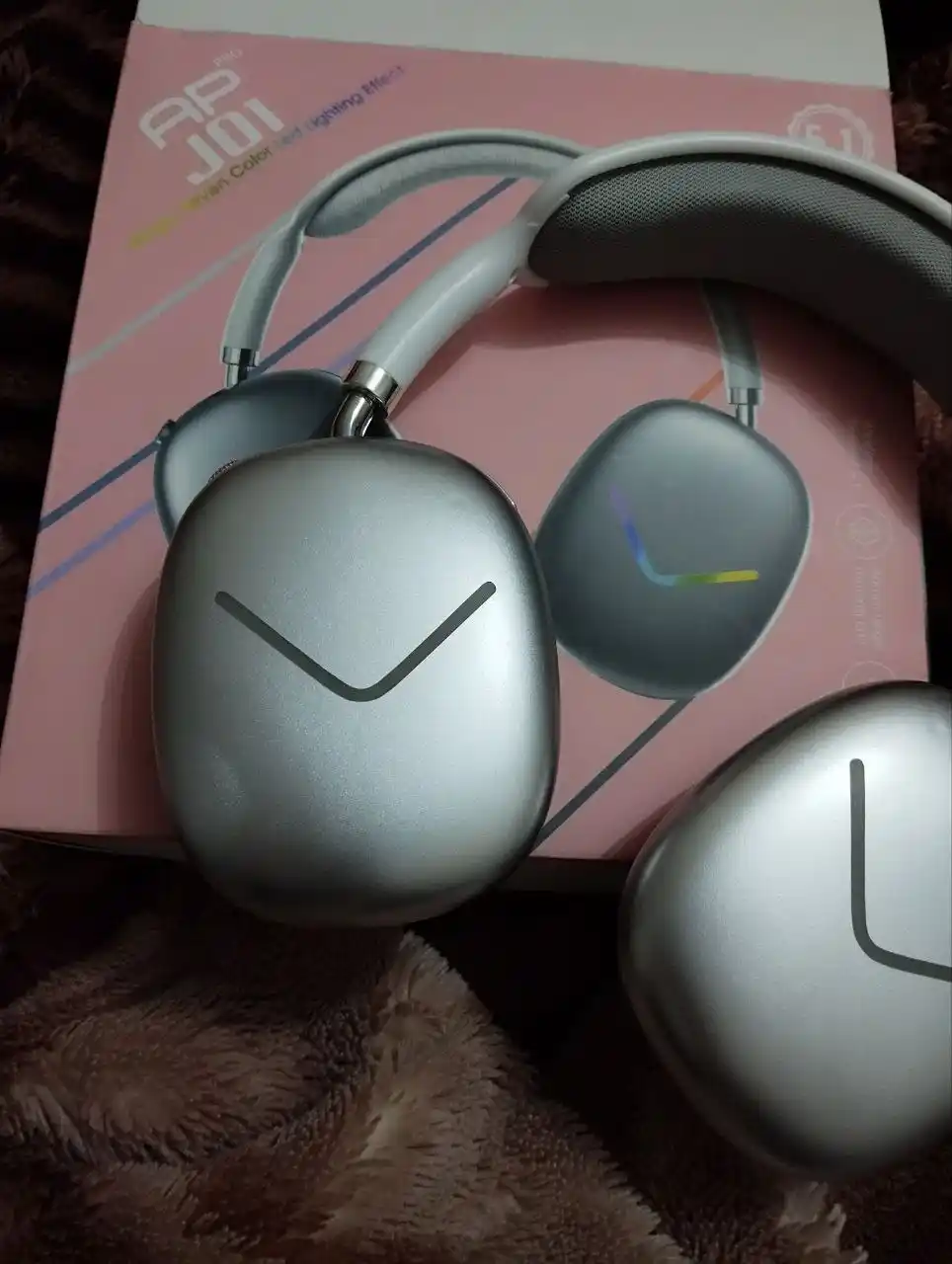Simsiz quloqchinlar "P9 Bluetooth", "Pods Max RGB AP J01", mikrofon bilan