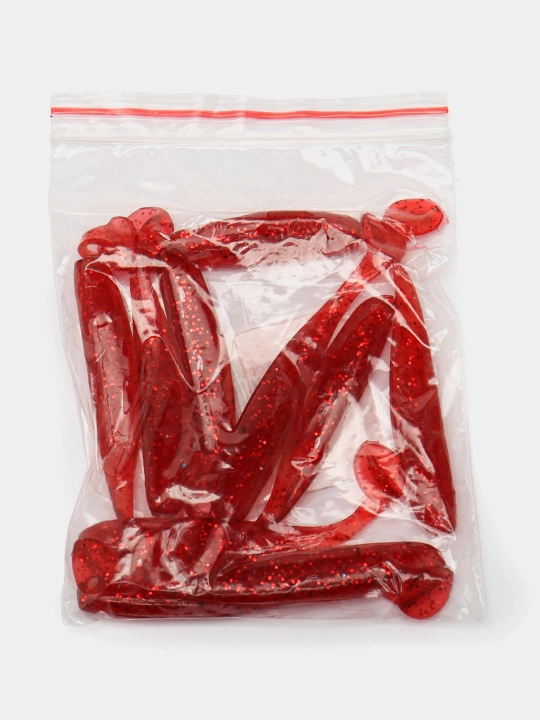 Microjig uchun Easy Shiner 2" yeyiladigan tebranish dumli o'lja, 10 dona