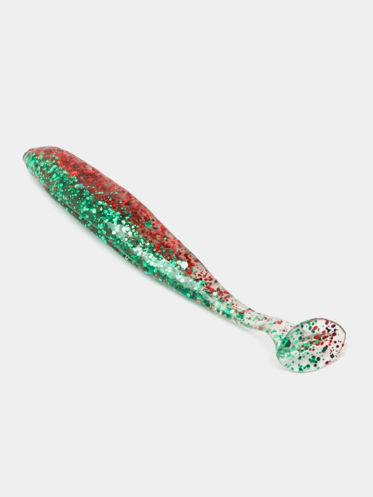 Microjig uchun Easy Shiner 2" yeyiladigan tebranish dumli o'lja, 10 dona