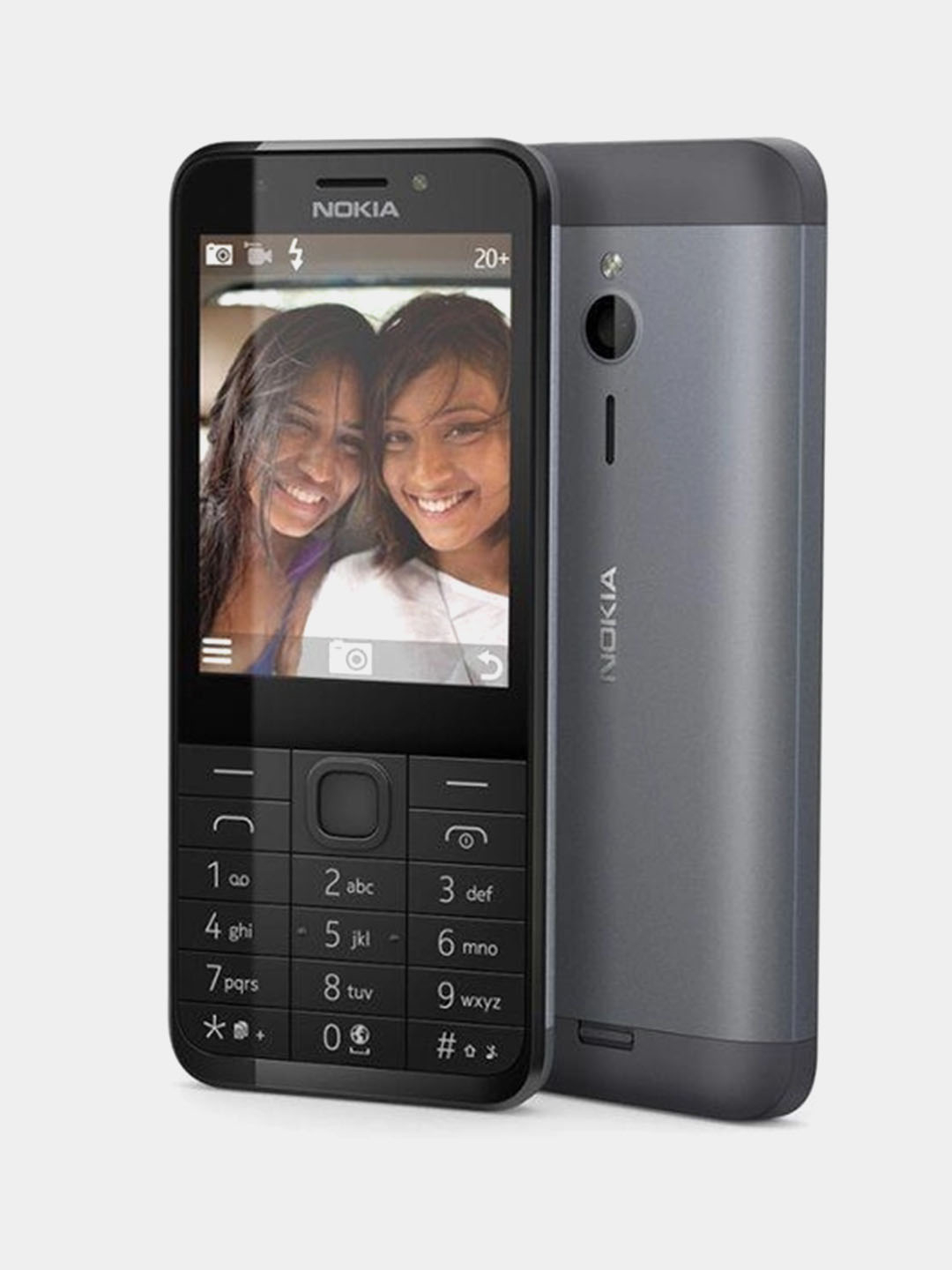 Кнопочный телефон Nokia 230 RM-1172 DS, серый, Официальный Оригинальный и 1  год гарантия купить по низким ценам в интернет-магазине Uzum (855123)