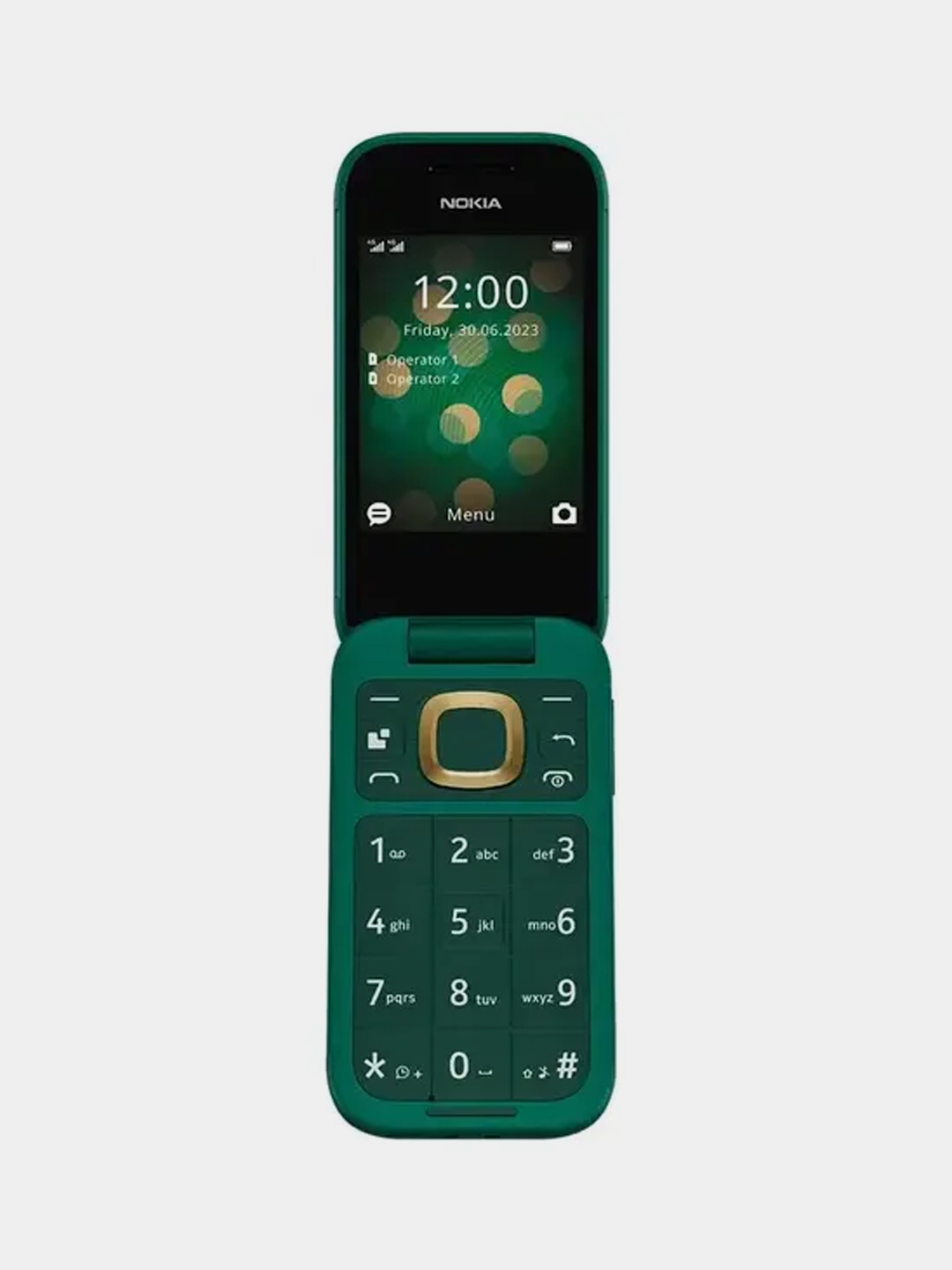 Кнопочный телефон NOKIA 2660 TA-1469 DS зеленый, Официальный Оригинальный и  1 год гарантия купить по низким ценам в интернет-магазине Uzum (855175)