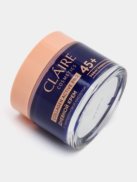 Kunduzgi yuz kremi Claire Collagen Active Pro 45+, 50 ml