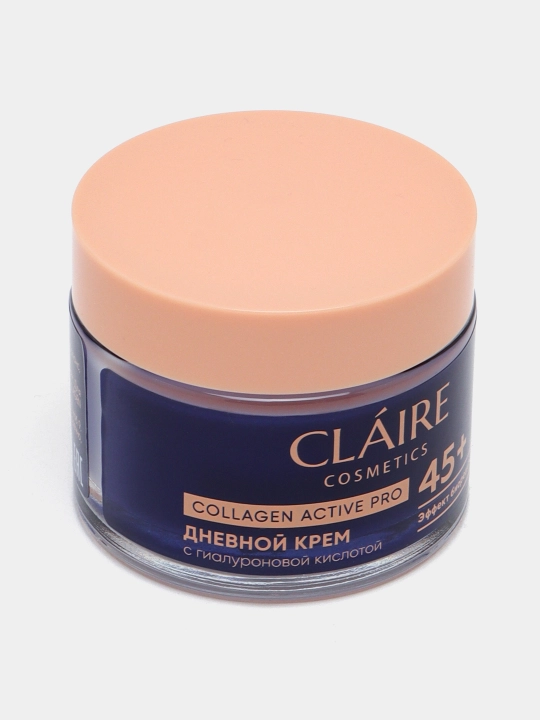 Kunduzgi yuz kremi Claire Collagen Active Pro 45+, 50 ml