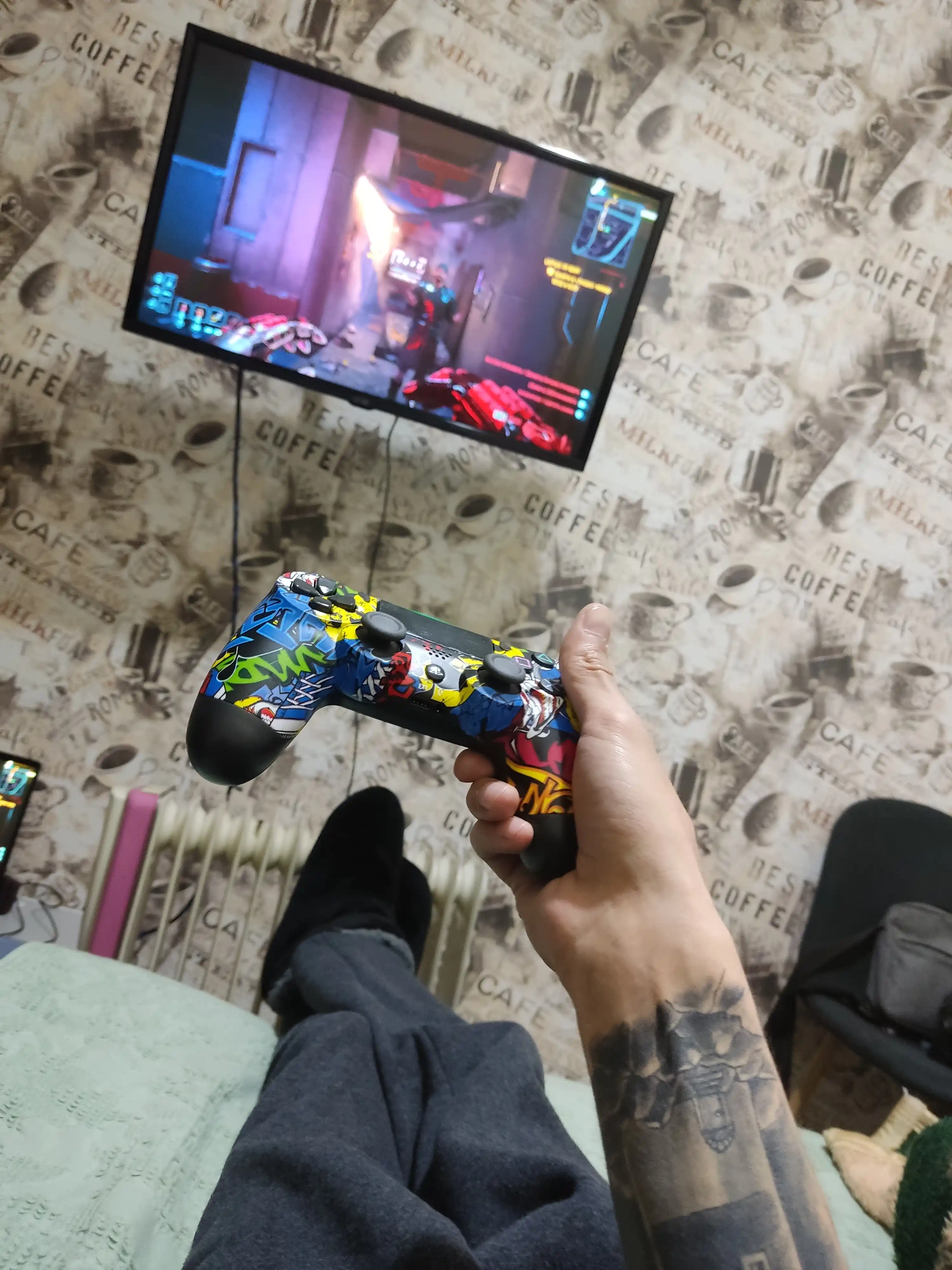 Joystik PS4, Bluetooth, simsiz geympad komyuter va smartfonlar uchun kontroller