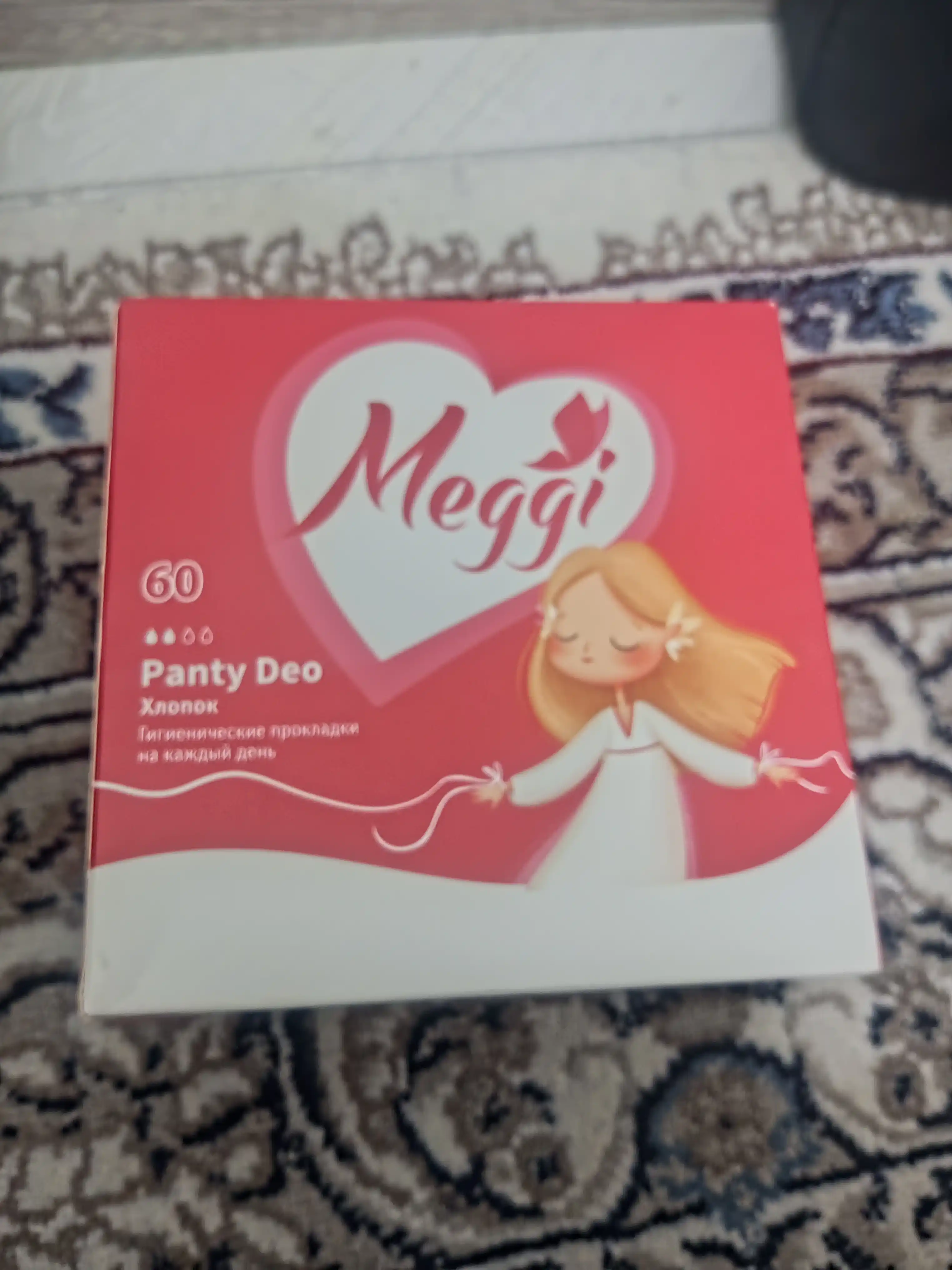 Kundalik ayollar gigiyenik prokladkalar MEGGI PANTY DEO, 60 dona