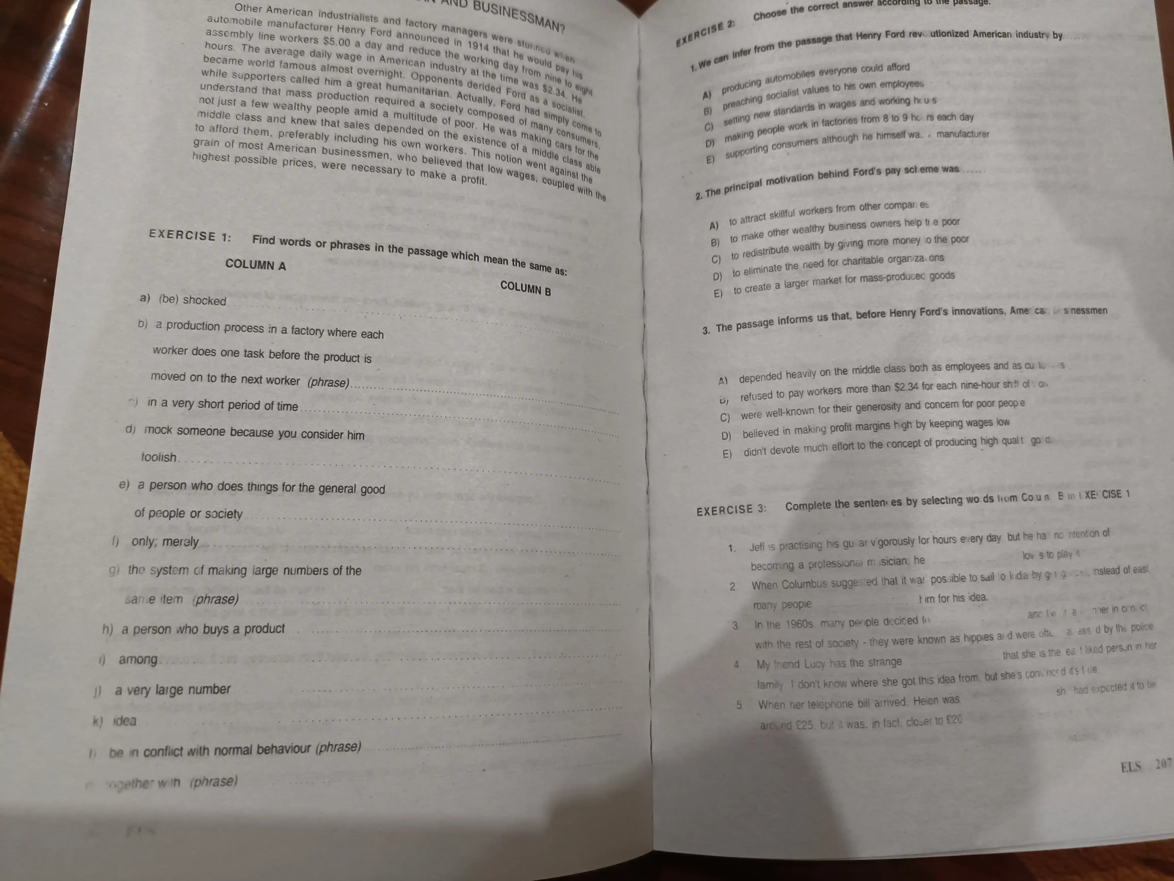 ELS English Language Students, English Through Reading, A4