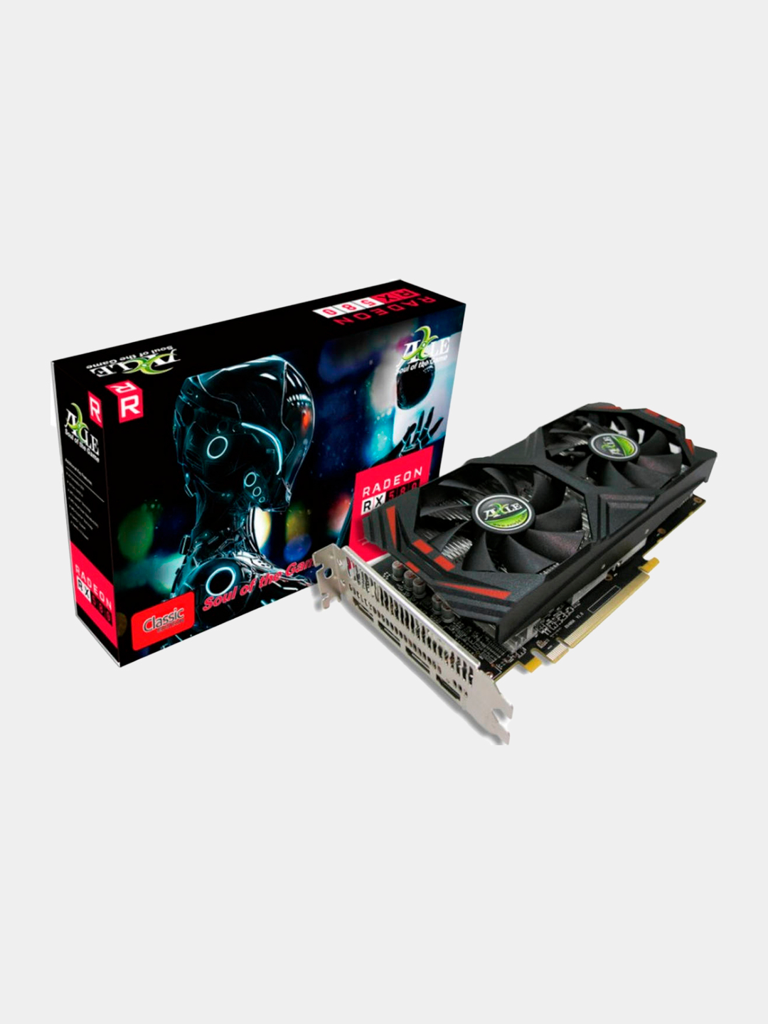 Игровая видеокарта AXLE RX 580 8 Гб 2048SP 256Bit GDDR5,AMD Radeon RX580 8G  для ПК,HDMI DP купить по низким ценам в интернет-магазине Uzum (856034)